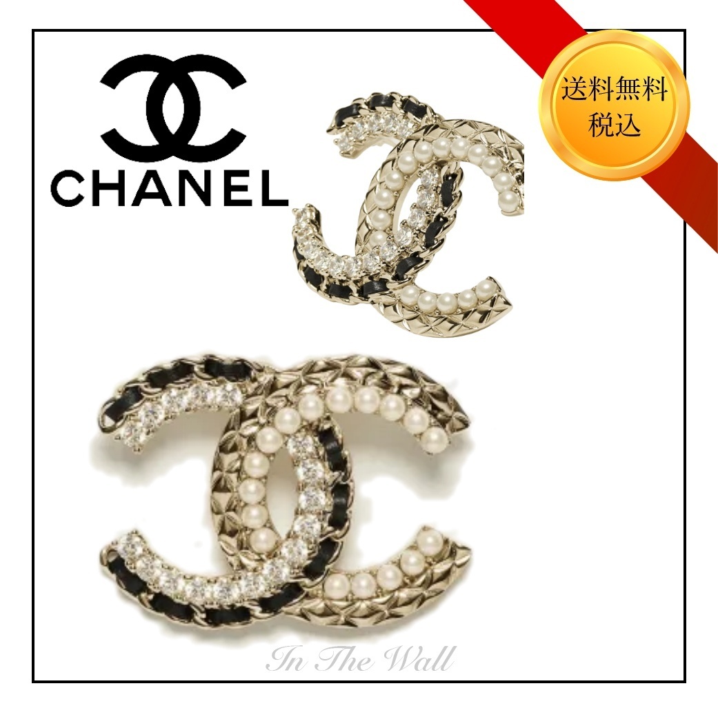 ラグジュアリー♪【CHANEL】25P CCロゴ パール ブローチ