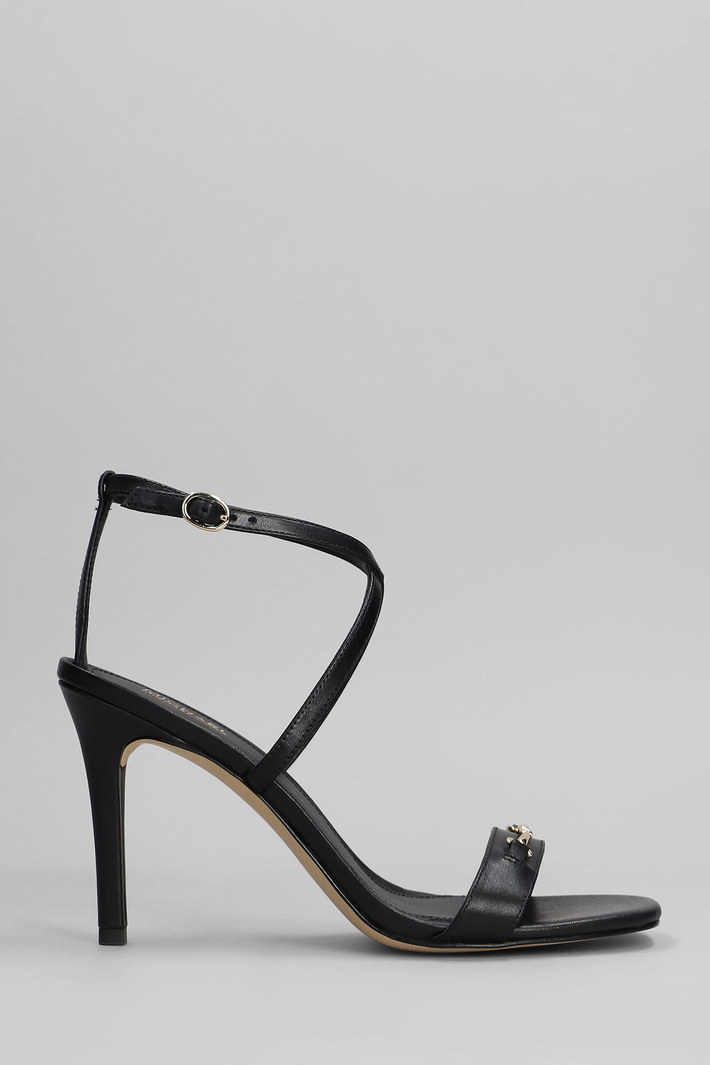 【送料&関税込】Michael Kors Lena Sandals In Black Leather