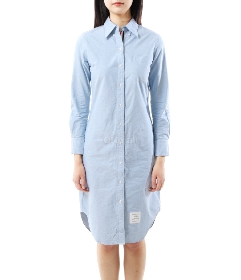 Thom Browne｜DRESSES (KNEE LENGTH POINT COLLAR SHIRTDRES