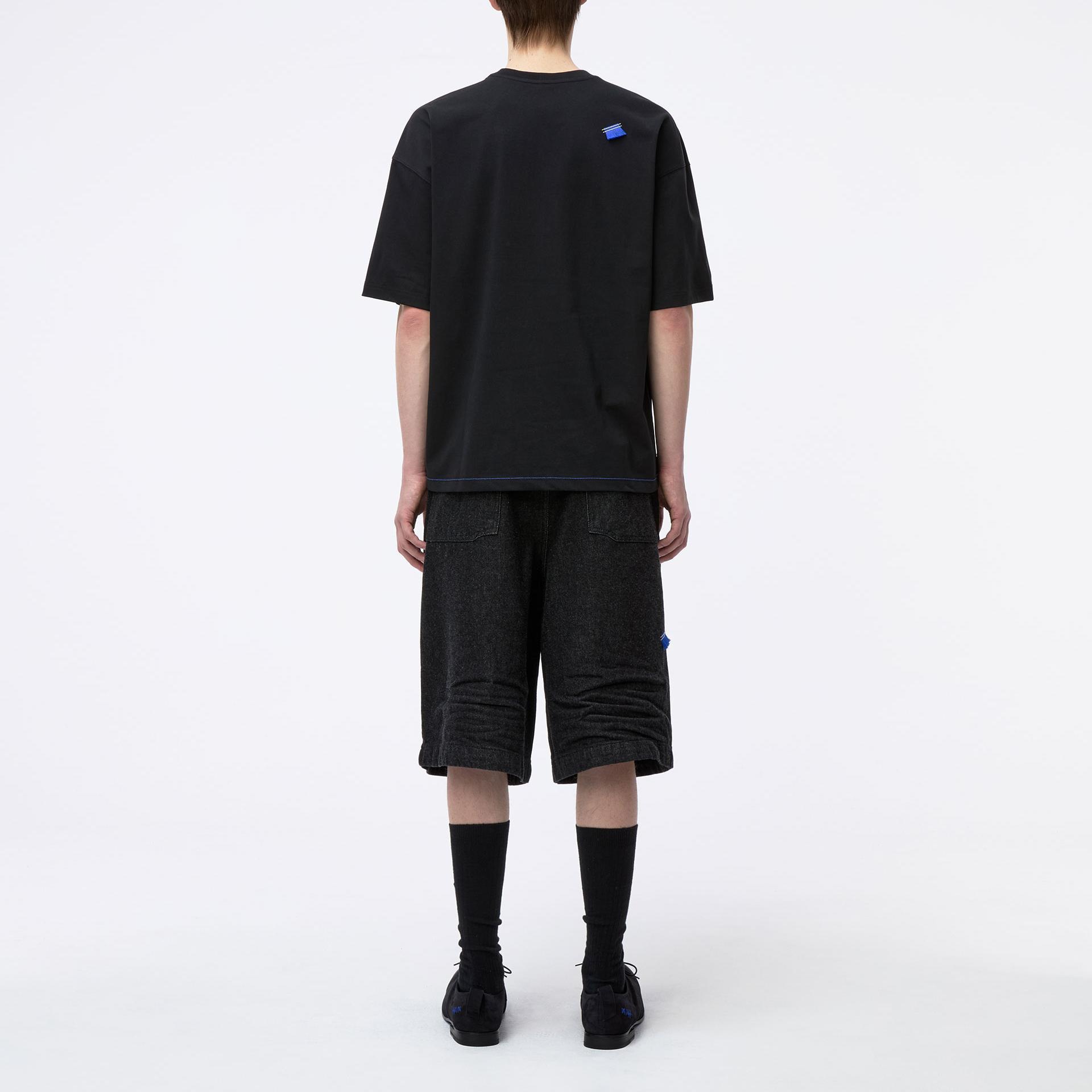 ADERERROR★Blue Net Product. 49 Tシャツ 2色 半袖 トップス ADERERROR/ブルータグ】ブルーネット Tシャツ/トップス 半袖