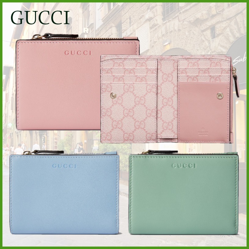 国内発送 GUCCI グッチ GGエンブレム ミディアムウォレット 財布