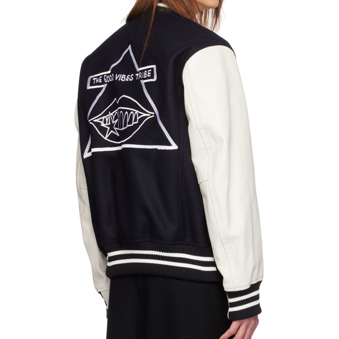 送料関税込♢sacai×Gonz コラボ レザーボンバージャケット