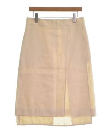 JIL SANDER ジルサンダー ひざ丈スカート 38(S位) 4104825F0118