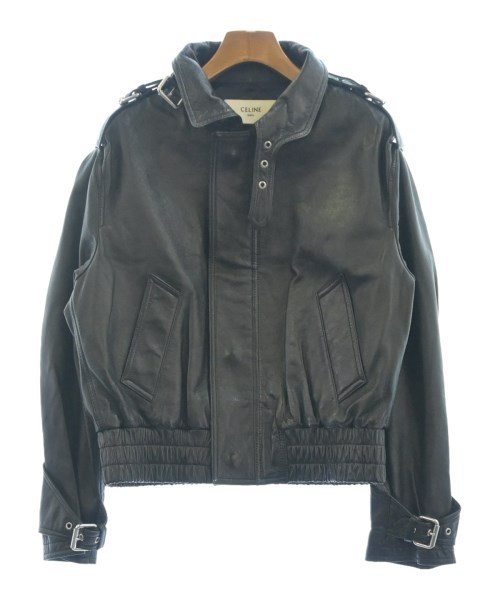 CELINE セリーヌ ライダース 黒 34(XXS位) 4601825F0002