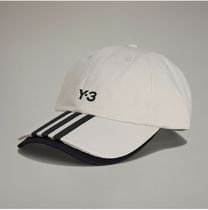 【関税込】◆Y-3 ワイスリー◆ダブルブリム ストライプ キャップ