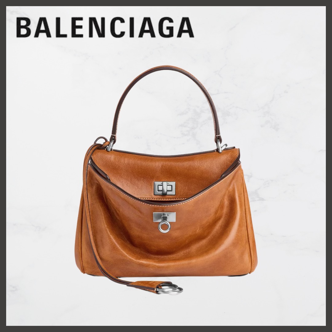 BALENCIAGA Rodeo ミニ ハンドバッグ タンカウボーイ 新作