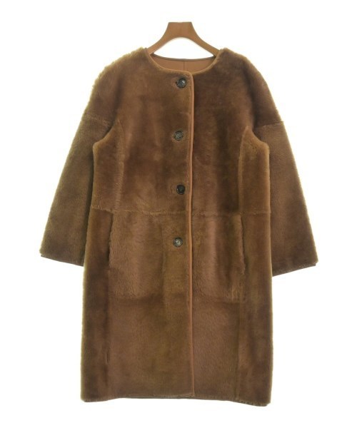 MARNI マルニ ムートンコート 茶 38(S位) 2108425J0119