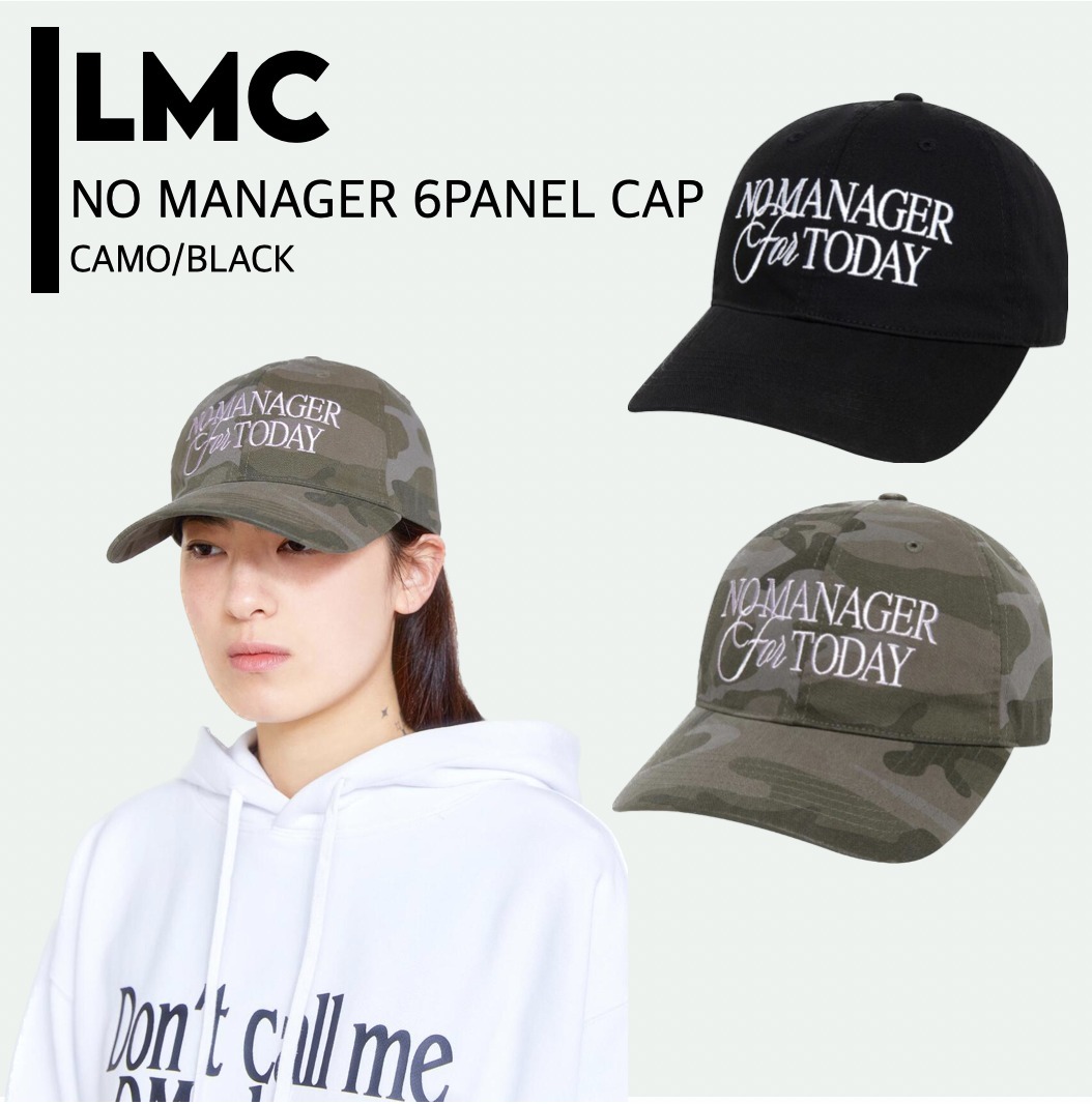 【 25SS新作】 ★LMC★ NO MANAGER 6PANEL CAP