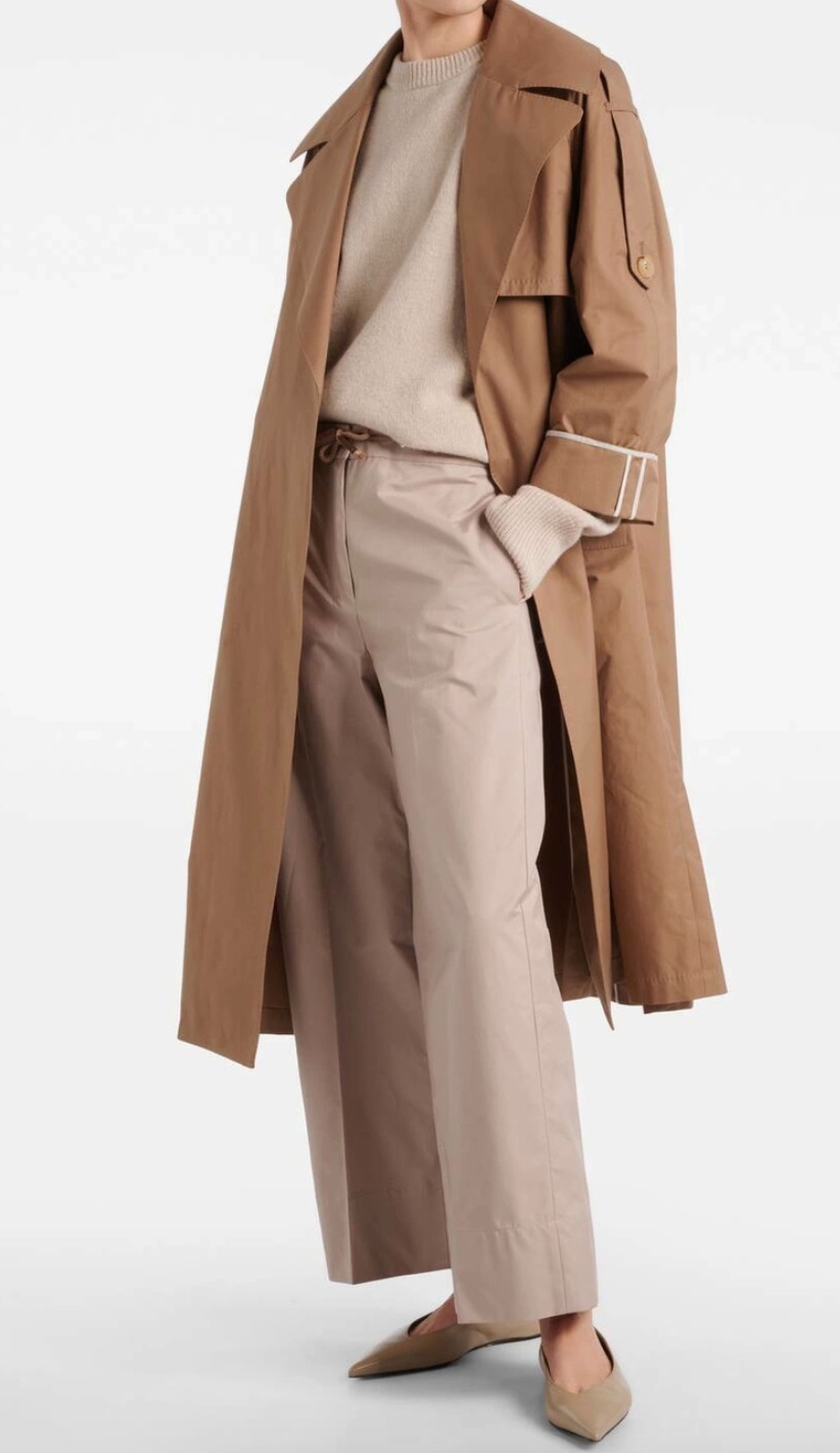 アウトレット★ MaxMara コットントレンチコート UTRENCH アウトレット / MAXMARA UTRENCH コットントレンチコート