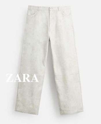 パンツ プリント ZARA(ザラ) - 海外通販のBUYMA