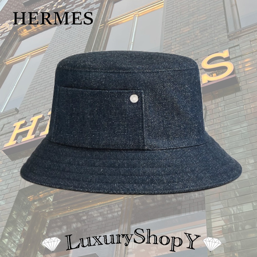 【人気】エルメス ヘレンシルキーバケットハット