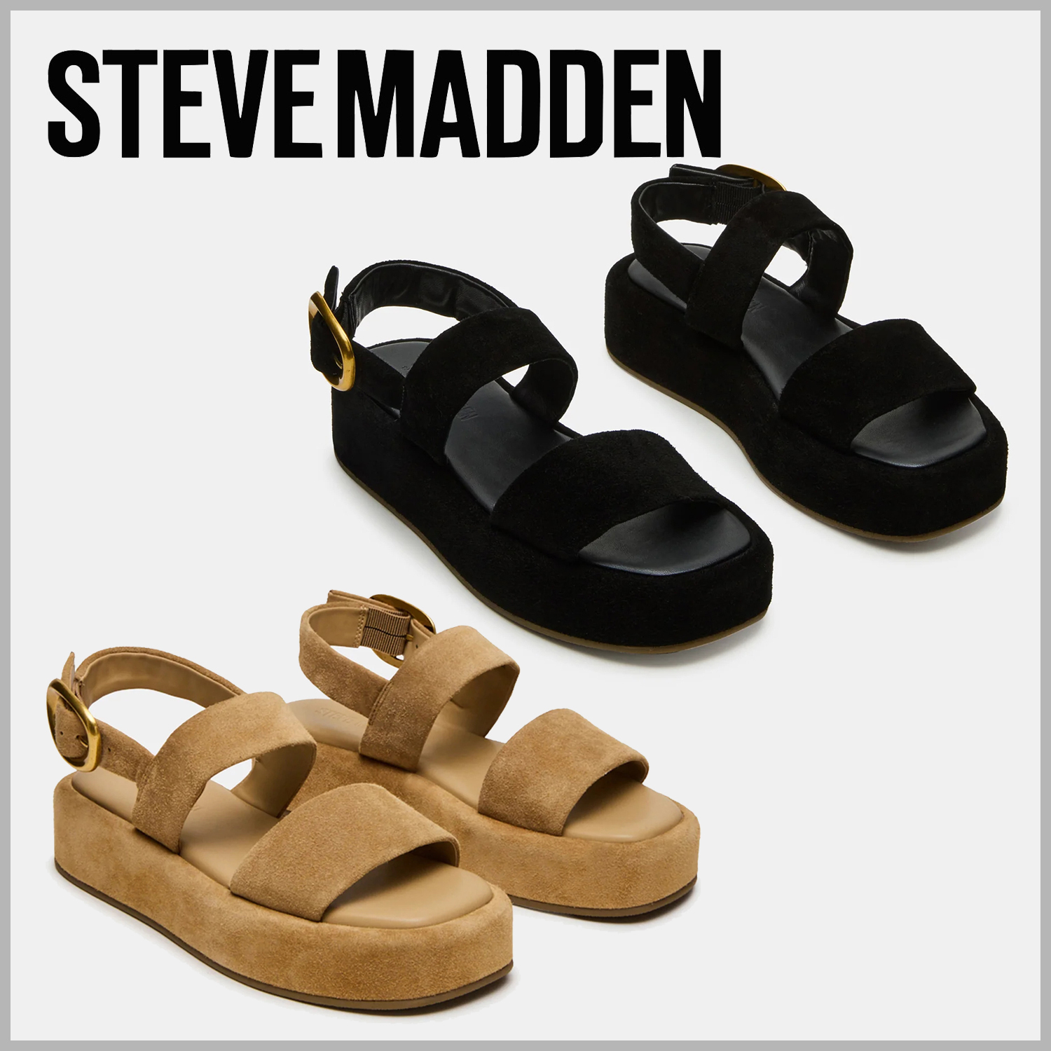 【Steve Madden】厚底プラットフォームの新作サンダル