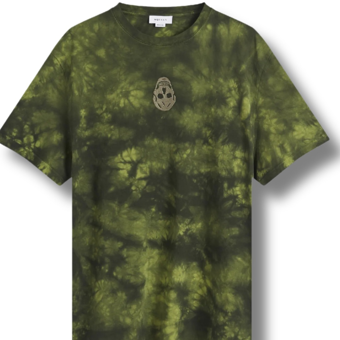 [ALEXANDER MCQUEEN]スカルロゴTシャツ カモフラ柄 関税送料込 ALEXANDER MCQUEEN]スカルロゴTシャツ カモフラ柄 関税送料込