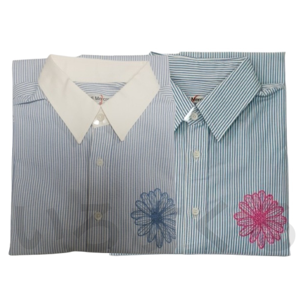 【Mardi Mercredi】OXFORD SHIRT STRIPE ユニセックス