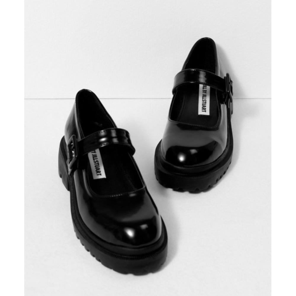 ローファー・オックスフォード jillbyjillstuartacc Millie Black Strap Platform Loafers JLSO