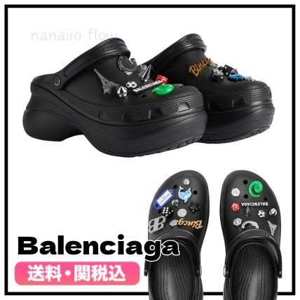 ★BALENCIAGA★ Crocs ミュール Jibbitz チャーム 送料関税込