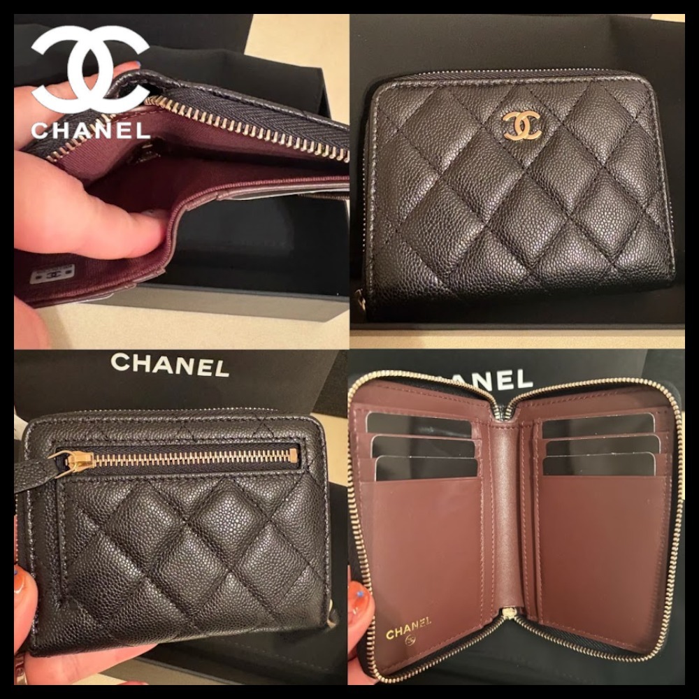 【大人な上品カラー♪】CHANEL カードケース
