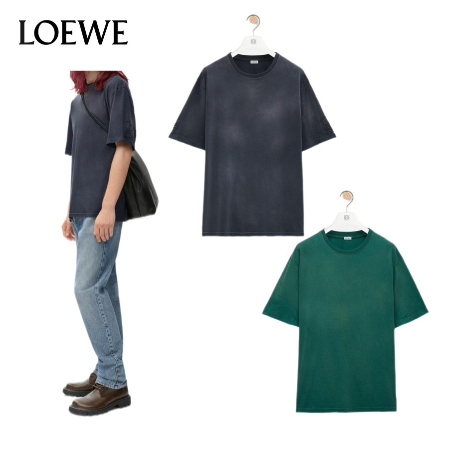 【直営店買付】ロエベ☆アナグラム コットンTシャツ☆H526Y22XBT