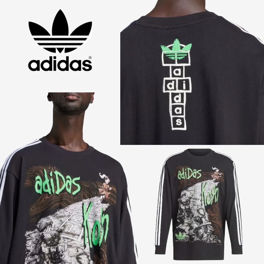 adidas x Korn Long Sleeve T-shirt コーン 長袖 Tシャツ