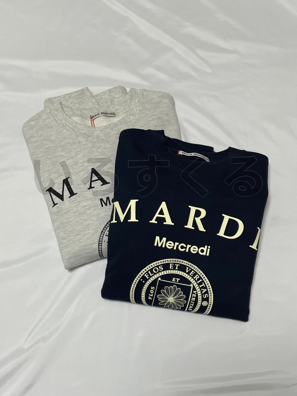 【Mardi Mercredi】 UNIV ロゴ 長袖 トレーナー スウェット