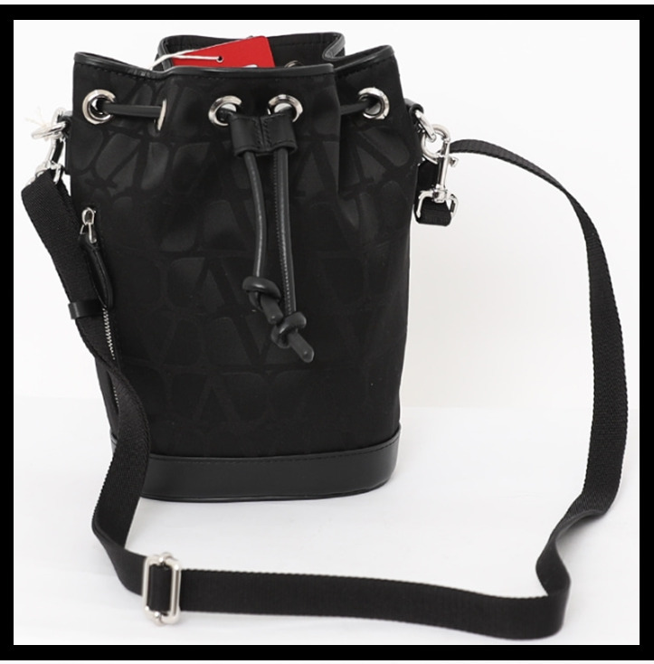 ★関税込★VALENTINO★イコノグラフ ミニ ショルダーバッグ★BK
