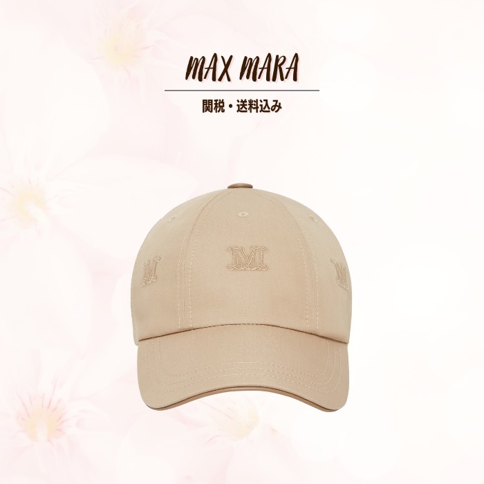 MAX MARA[カンティコ] ピュア コットン ベースボール キャップ