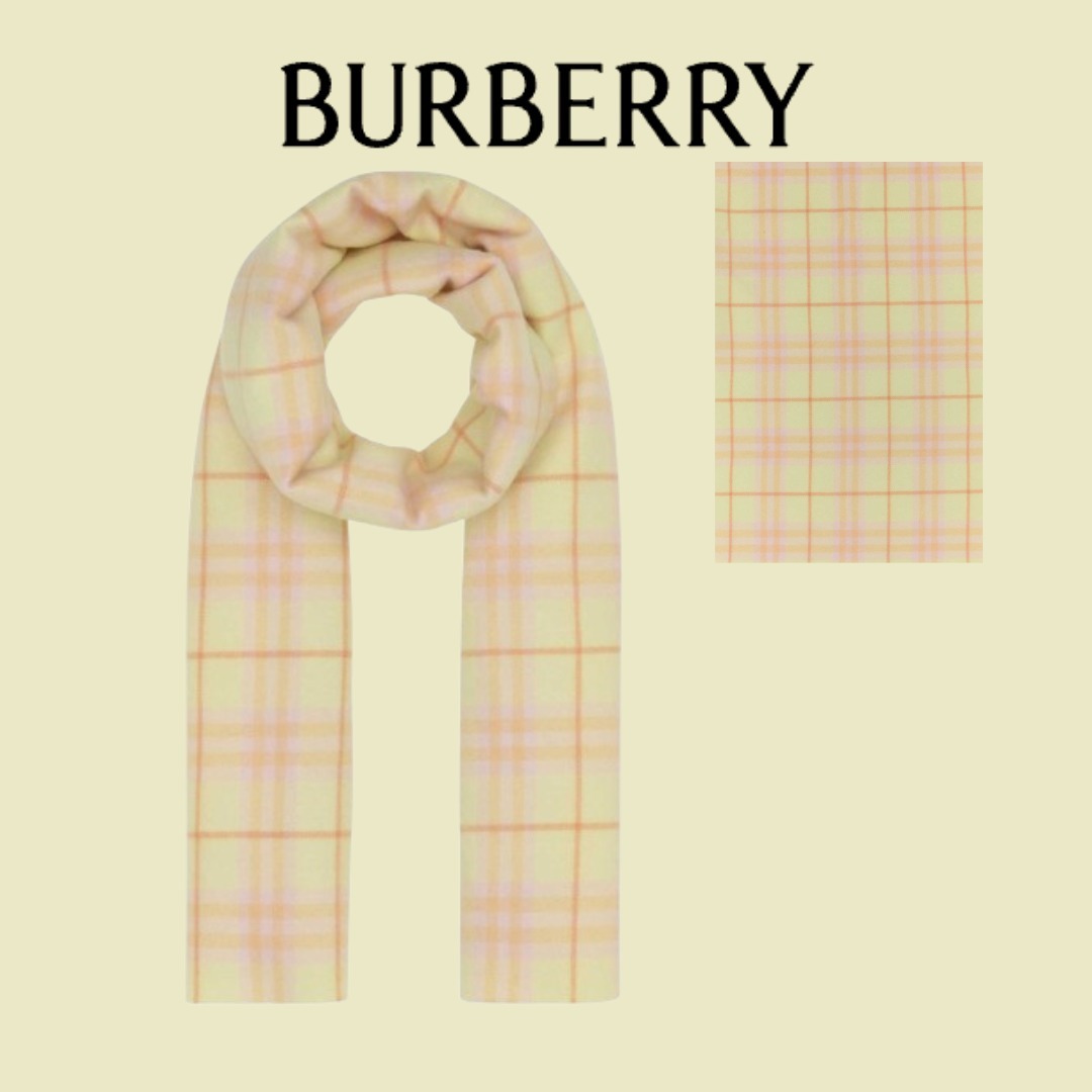 Burberry バーバリー  フリンジエッジ スカーフ