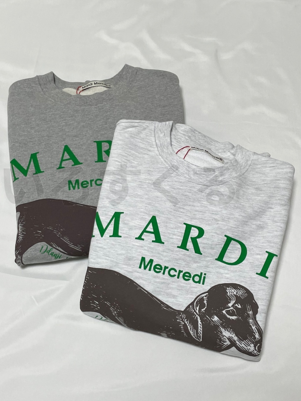 【Mardi Mercredi】DDANJI ロゴ 長袖 トレーナー スウェット