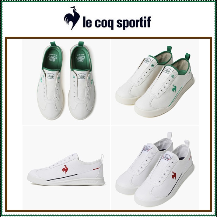 【Le coq sportif】 男女共用 Popola Light Slip-On / 追跡付