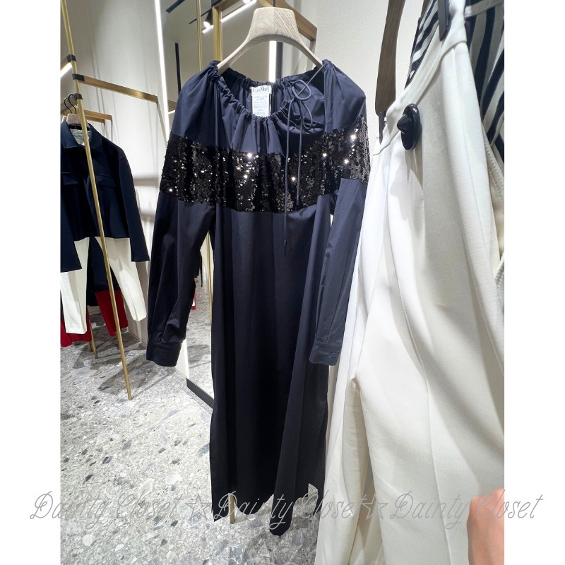 MaxMara マックスマーラ SAMUELE ロングドレス スパンコール