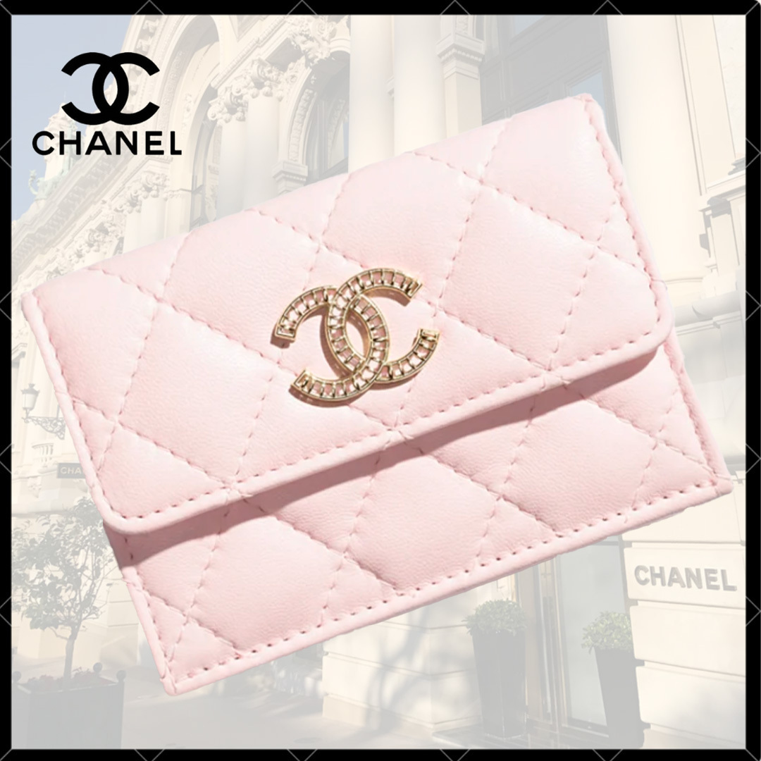 【可愛いミニサイズ♪】 CHANEL スモール フラップ ウォレット