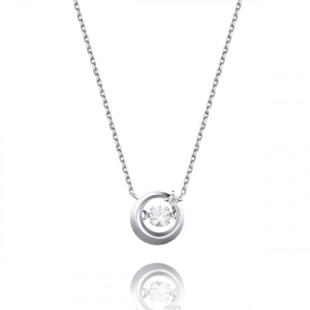 ◆STONEHENgE◆ DAL Silver Dancing Stone Necklace N0146 N0146