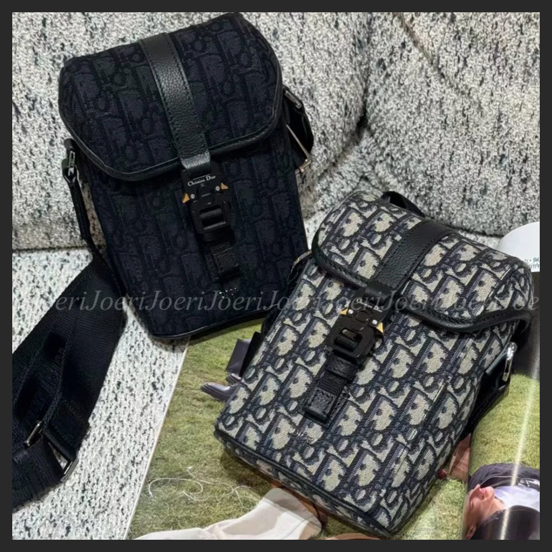 【上品な♪】 Dior フラップ付き メッセンジャーバッグ ミニ
