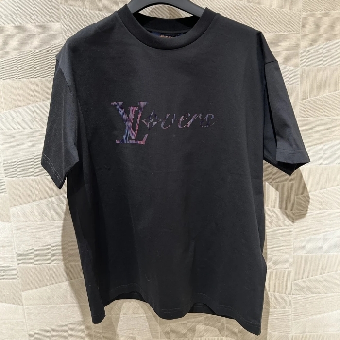 《LVロゴ》Louis Vuitton イリディセント LV バーズ 半袖Tシャツ