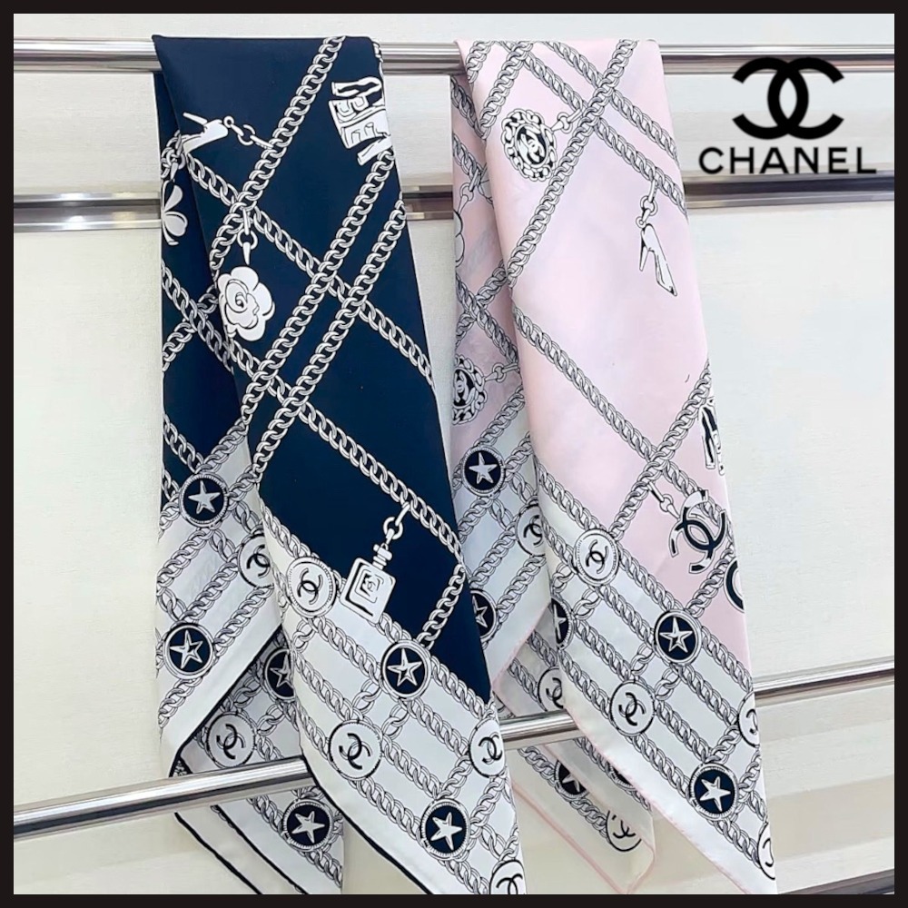 【コーデをエレガントに演出★】CHANEL 25SS 大判スカーフ