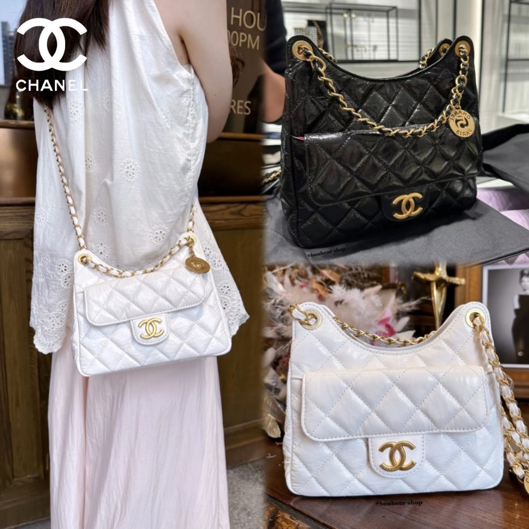 【上品で高級感溢れる♪】新作 CHANEL ホーボーバッグ
