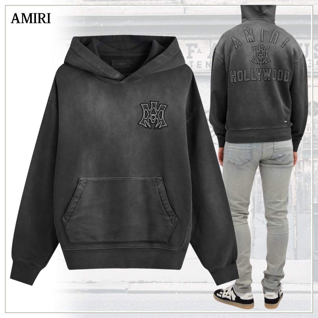 存在感絶大【AMIRI】Oversized Logo Hoodie