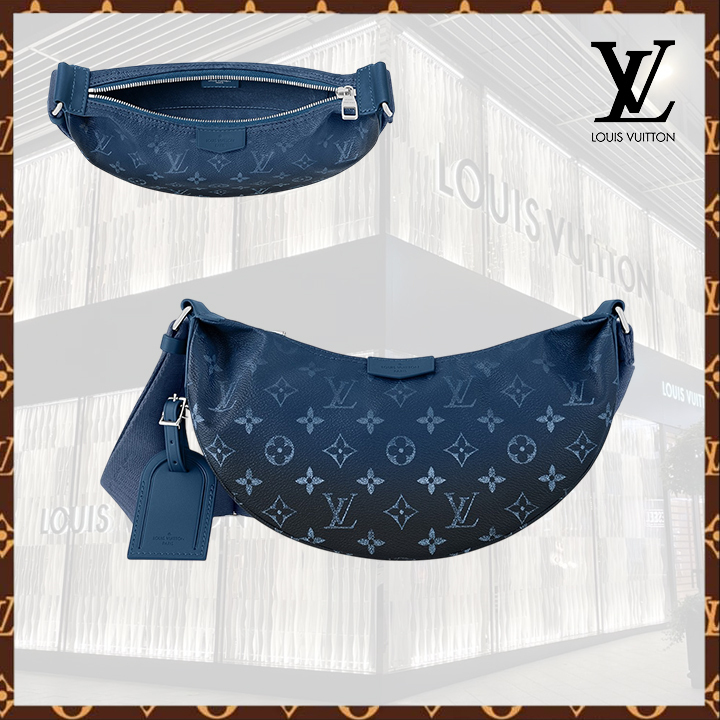メンズ♪【Louis Vuitton 】ブルーモノグラム ハンモックバッグ