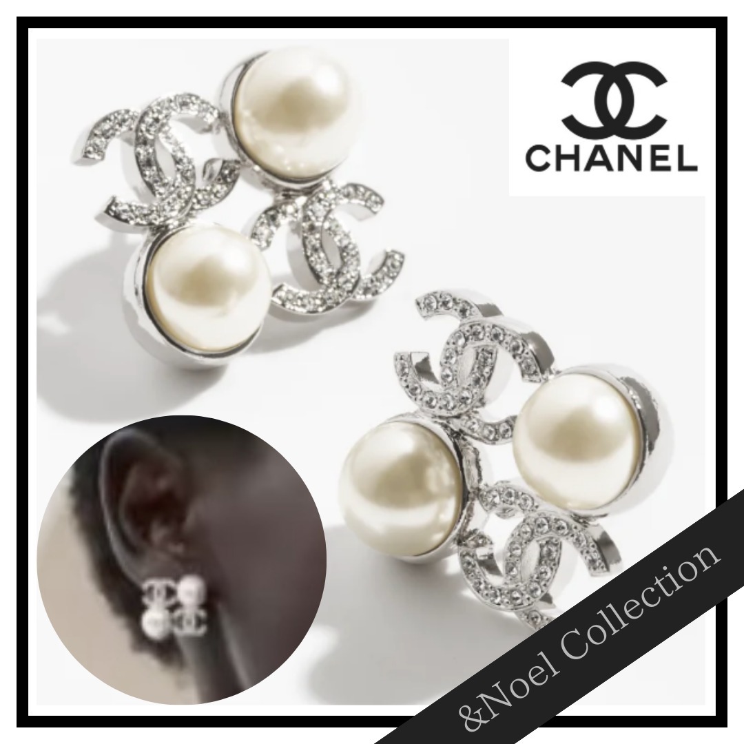 【25S♢CCロゴ×上品パール】CHANEL*ピアス