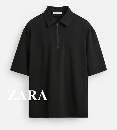 ★ドイツ発*ZARA*新作*コットンニット長袖ポロシャツ/GM★ 05536320251-a1.jpg?ts=