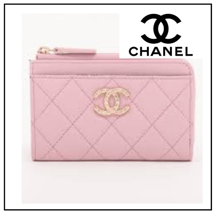 【CHANEL】フラグメントケース ピンク