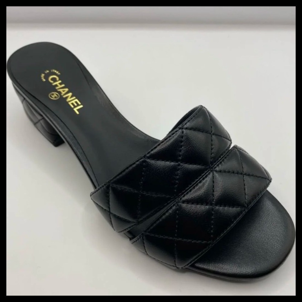 【大人可愛い☆】CHANEL ミュールサンダル
