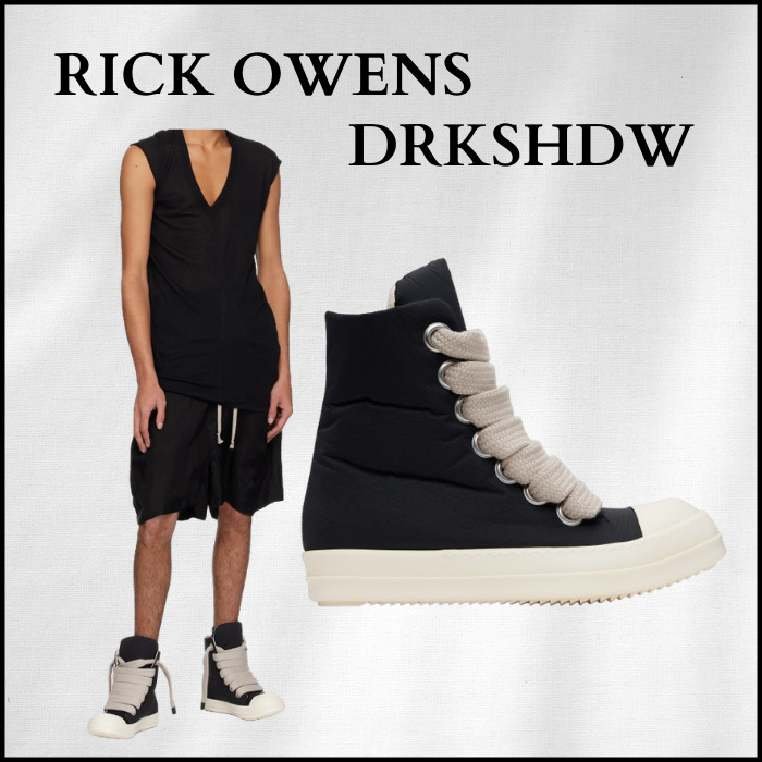 【RICKOWENS】DRKSHDW Hollywood Jumbo Lace Puffer Sneaks