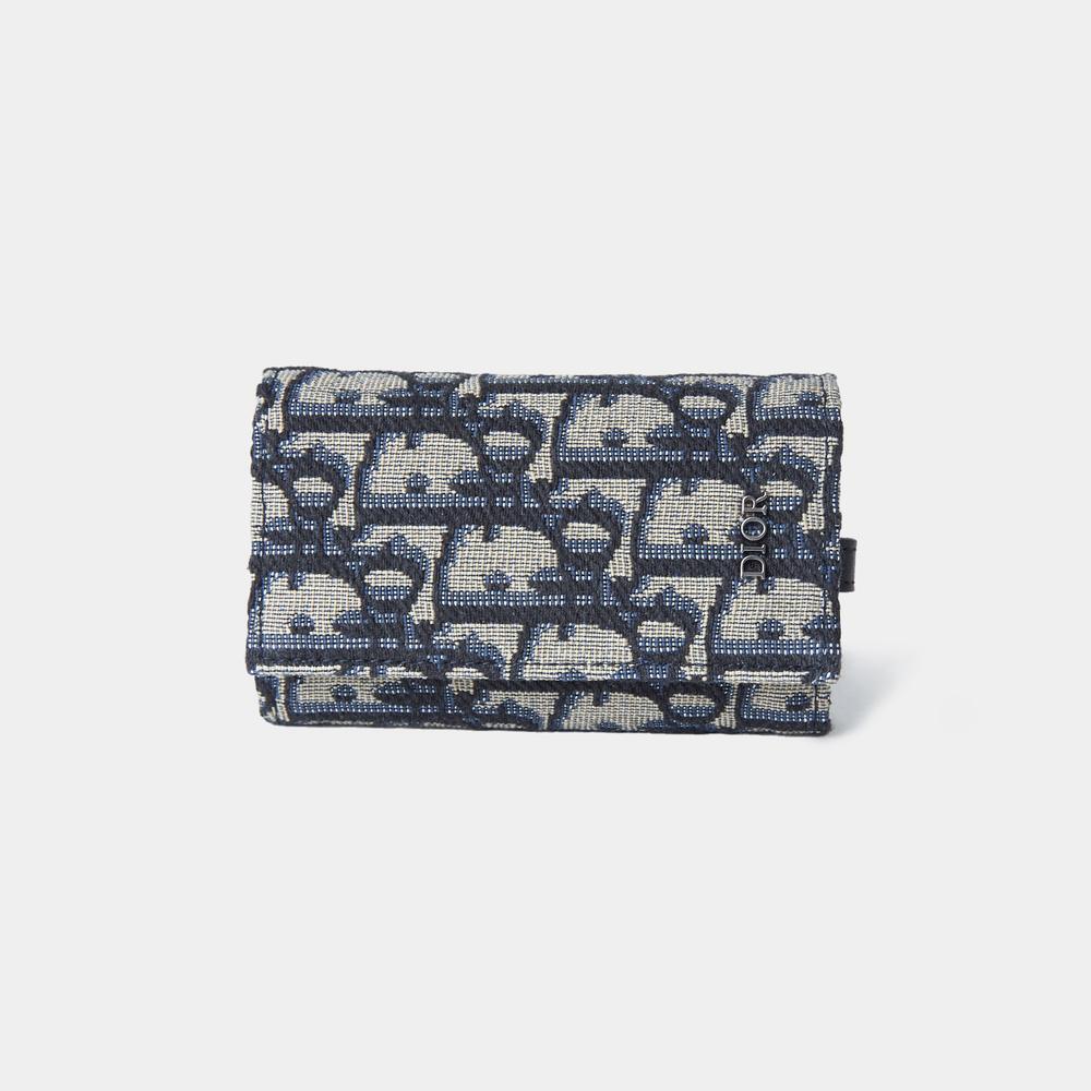 [Dior] ディオール オブリーク ジャカード キーケース