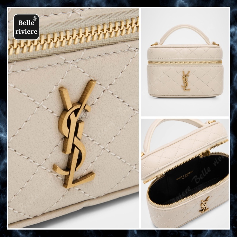 24AW new/Saint Laurent マイクロバニティバッグ Bag Beige