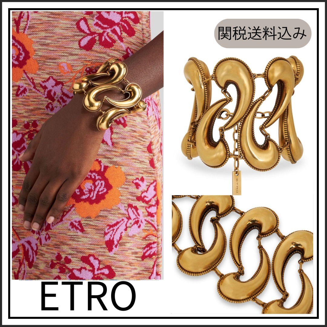 【関税送料込み】ETROペイズリーブレスレット