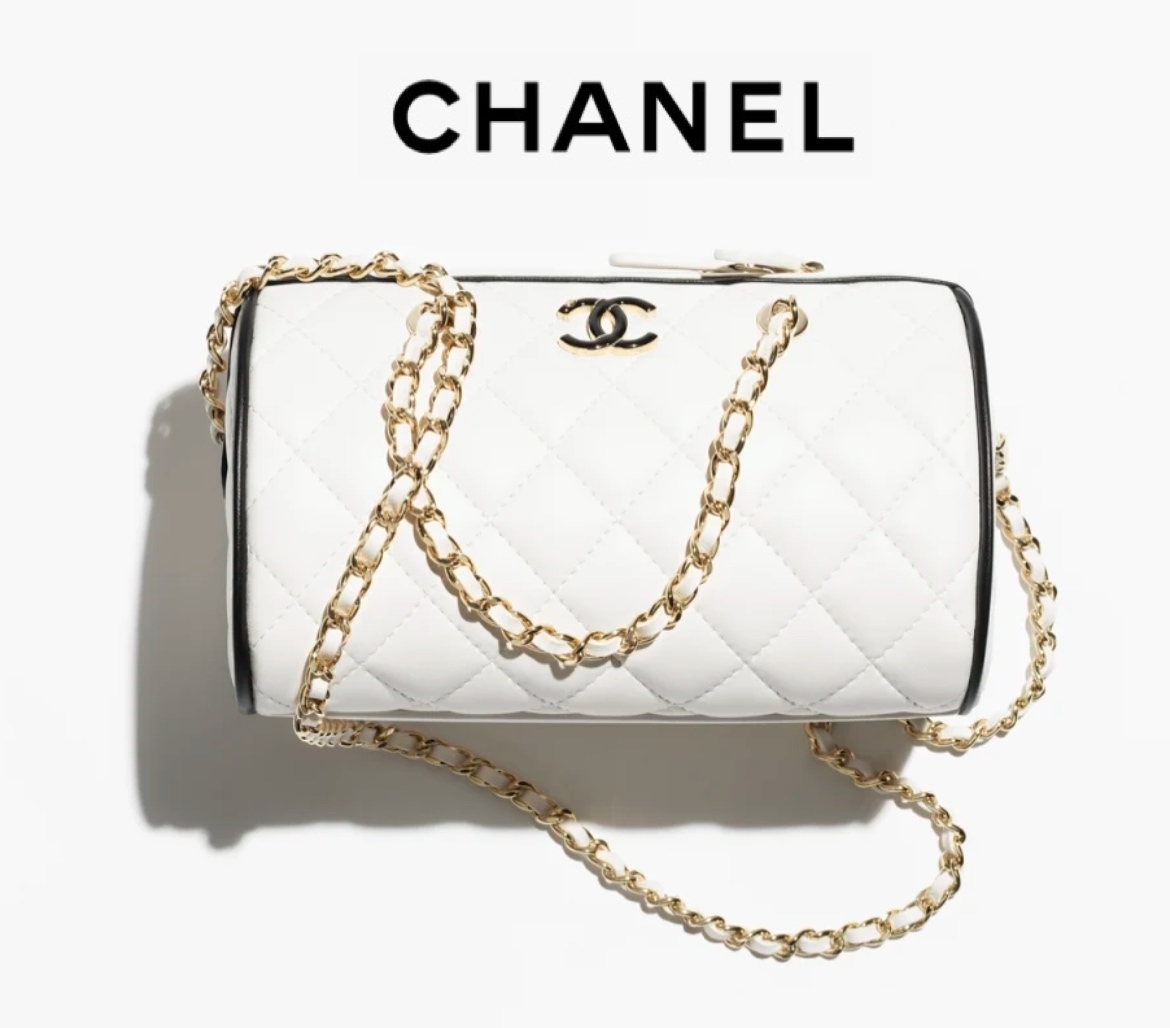 【バイカラー♪】CHANELチェーンクラッチバッグ 2WAY ミニバッグ