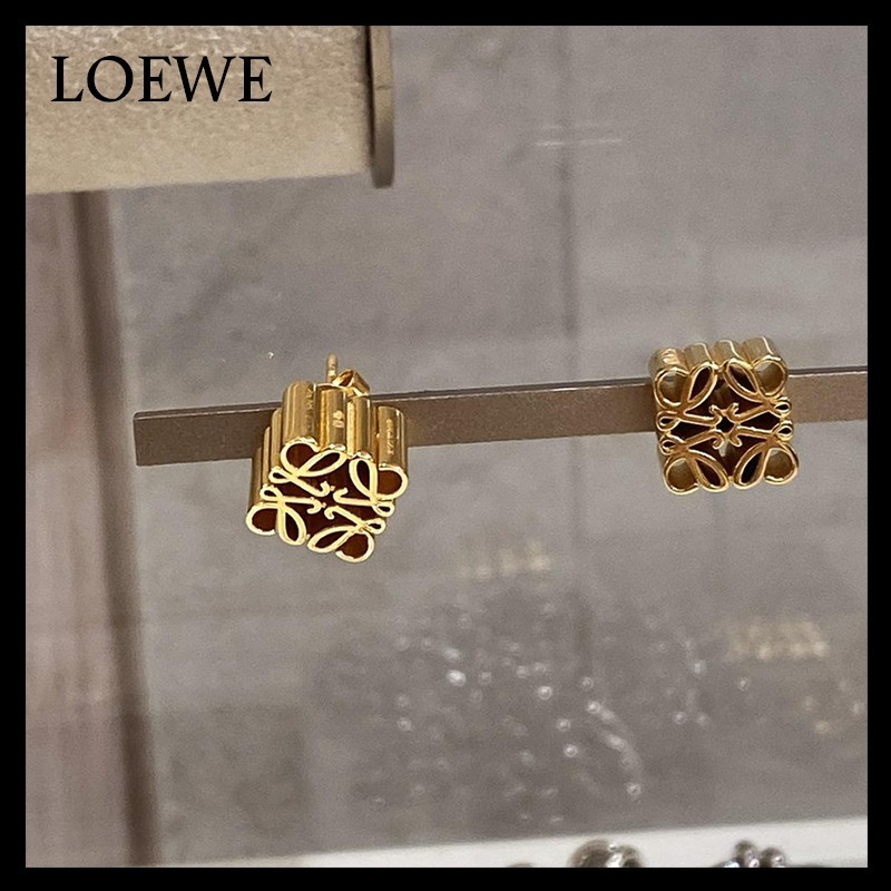 【すぐ届く】 LOEWE ロエベ アナグラム スタッド ピアス