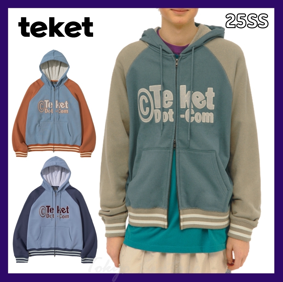 [teket] Tilted Zip-Up Hoodie ★大人気★
