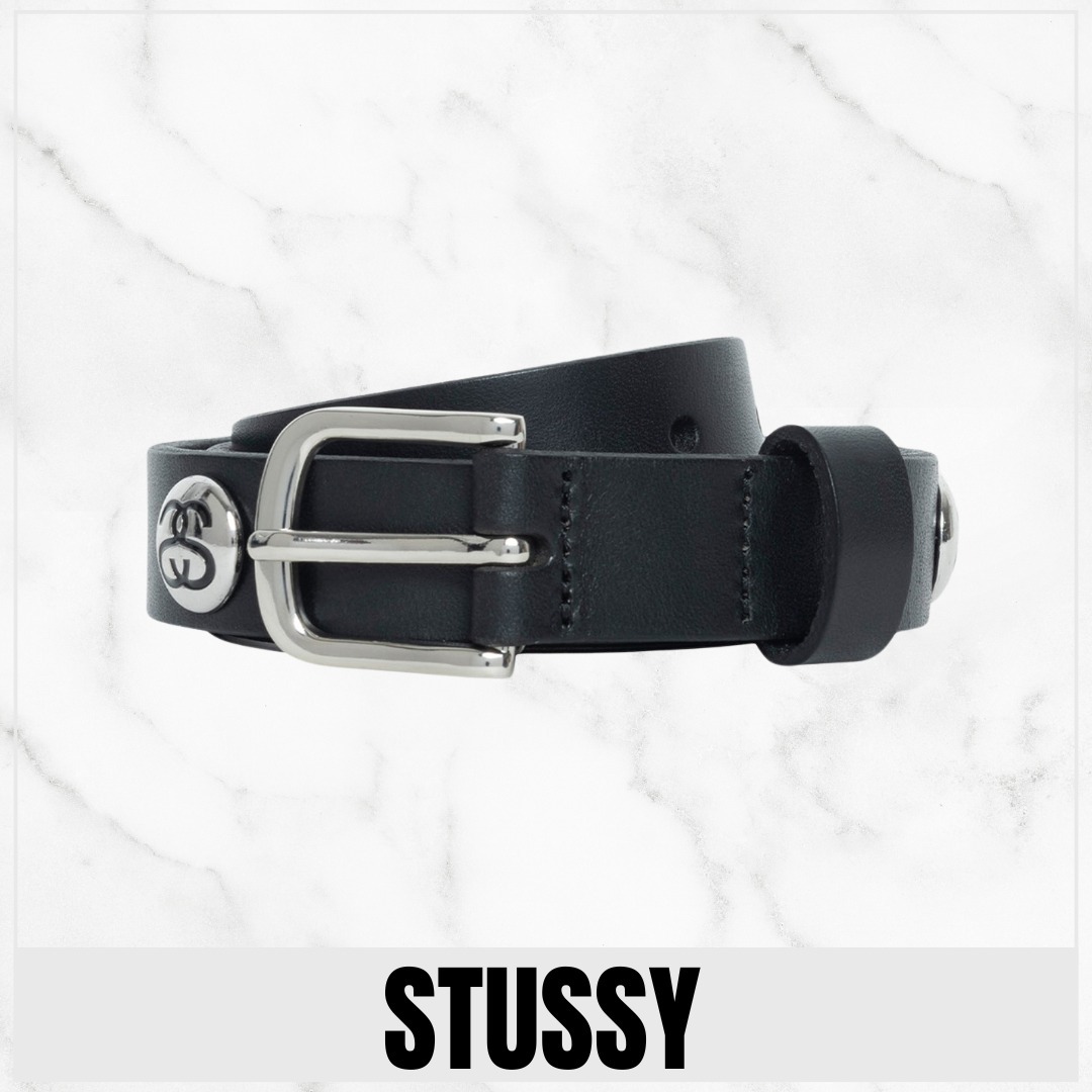 【Stussy】8 BALL STUDDED BELT ベルト